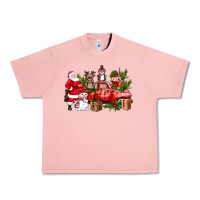 Salmon Santa Snowman Reindeer Penguin Elf Christmas Truck Urban Heavy Tee - BundleAndBundleShop