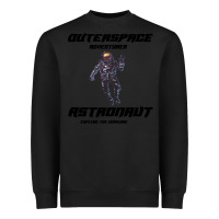 Black Outer Space Adventurer Astronaut Heavyweight Sweatshirt - Bettercallsaul