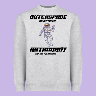Outer Space Adventurer Astronaut Heavyweight Sweatshirt Designed By Bettercallsaul
