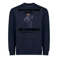 Navy Outer Space Adventurer Astronaut Heavyweight Sweatshirt - Bettercallsaul