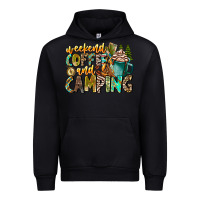 Black Weekends Coffee And Camping Urban Hoodie - CowhideDigitalArt