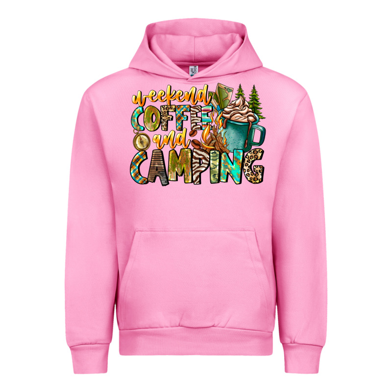 Weekends Coffee And Camping Urban Hoodie by CowhideDigitalArt | Teevron