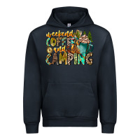 Navy Weekends Coffee And Camping Urban Hoodie - CowhideDigitalArt