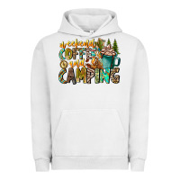 Pigment Lunar Rock Weekends Coffee And Camping Urban Hoodie - CowhideDigitalArt