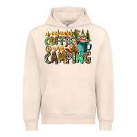 Sandshell Weekends Coffee And Camping Urban Hoodie - CowhideDigitalArt