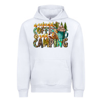 White Weekends Coffee And Camping Urban Hoodie - CowhideDigitalArt