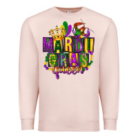 Pale Pink mardi gras queen Premium Sweatshirt - FaDigitalArtStudio