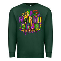 Sports Green mardi gras queen Premium Sweatshirt - FaDigitalArtStudio