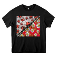 Black ladybug Heavy Core Tee - BarkalooDesign