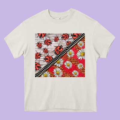Ladybug Heavy Core Tee Designed By Barkaloodesign