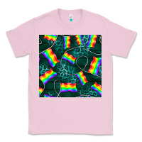 Bubblegum Pink Pride lgbtq flags with leopard seamless pattern Classic Tee - BundleAndBundleShop