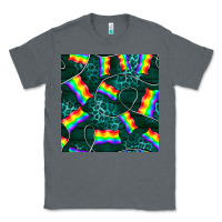 Charcoal Heather Pride lgbtq flags with leopard seamless pattern Classic Tee - BundleAndBundleShop