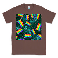 Chestnut Pride lgbtq flags with leopard seamless pattern Classic Tee - BundleAndBundleShop