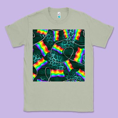 Pride Lgbtq Flags With Leopard Seamless Pattern Classic Tee Designed By Bundleandbundleshop