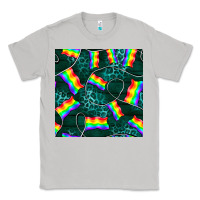 Moon Dust Pride lgbtq flags with leopard seamless pattern Classic Tee - BundleAndBundleShop
