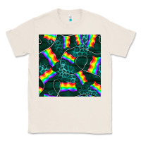 Natural Pride lgbtq flags with leopard seamless pattern Classic Tee - BundleAndBundleShop