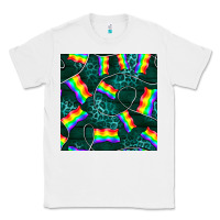 White Pride lgbtq flags with leopard seamless pattern Classic Tee - BundleAndBundleShop
