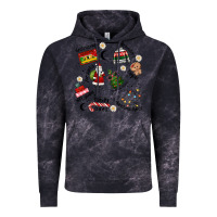 Cloud Black Merry Christmas Vintage Hoodie - MaliasSmallBusiness