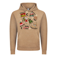 Vintage Coffee Merry Christmas Vintage Hoodie - MaliasSmallBusiness