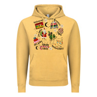 Vintage Mustard Merry Christmas Vintage Hoodie - MaliasSmallBusiness