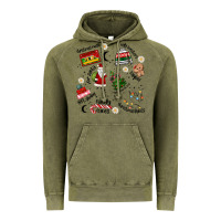 Vintage Olive Merry Christmas Vintage Hoodie - MaliasSmallBusiness