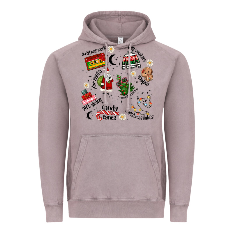 Merry Christmas Vintage Hoodie by MaliasSmallBusiness | Teevron