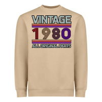 Mushroom Vintage 1980 Birthday Heavyweight Sweatshirt - Bettercallsaul