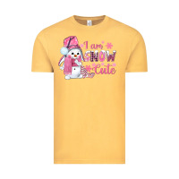 Vintage Mustard i am snow cute pink bbs Vintage Tee - BundleAndBundleShop