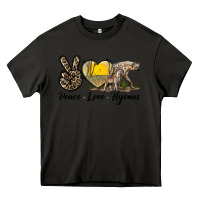 Asphalt Peace Love Hyenas Heavy Core Tee - LillyAllenDesigns
