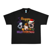 Happy Hallothanksmas Cows Urban Heavy Tee | Teevron
