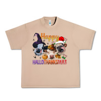 Burro Happy Hallothanksmas Cows Urban Heavy Tee - BundleAndBundleShop