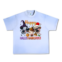 Grape Ice Happy Hallothanksmas Cows Urban Heavy Tee - BundleAndBundleShop