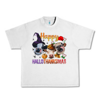 Lunar Rock Happy Hallothanksmas Cows Urban Heavy Tee - BundleAndBundleShop