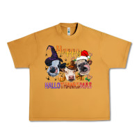 Peanut Butter Happy Hallothanksmas Cows Urban Heavy Tee - BundleAndBundleShop