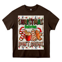 Chocolate Brown Christmas calories dont count Heavy Core Tee - AdoDesignShop
