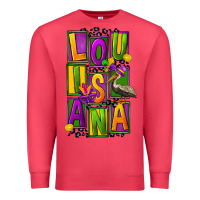 Cardinal mardi gras louisiana Premium Sweatshirt - FaDigitalArtStudio