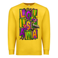 Lemon mardi gras louisiana Premium Sweatshirt - FaDigitalArtStudio
