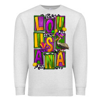 Oatmeal Heather mardi gras louisiana Premium Sweatshirt - FaDigitalArtStudio