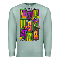 Seafoam mardi gras louisiana Premium Sweatshirt - FaDigitalArtStudio