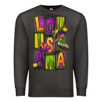 Smoke mardi gras louisiana Premium Sweatshirt - FaDigitalArtStudio