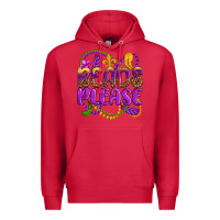 Cardinal beads please mardi gras Premium Hoodie - OliviaCreatesArt
