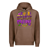 Chestnut beads please mardi gras Premium Hoodie - OliviaCreatesArt