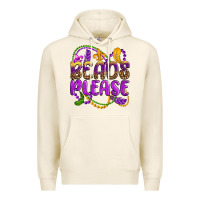 Tofu beads please mardi gras Premium Hoodie - OliviaCreatesArt