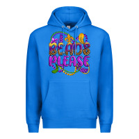 True Royal beads please mardi gras Premium Hoodie - OliviaCreatesArt