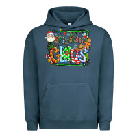 Pigment Midnight Navy grangaran claus Urban Hoodie - CowhideDigitalArt