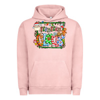 Pigment Salmon grangaran claus Urban Hoodie - CowhideDigitalArt