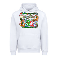 White grangaran claus Urban Hoodie - CowhideDigitalArt
