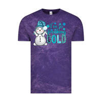 Cloud Purple i'm so freaking cold bbs Vintage Tee - BundleAndBundleShop