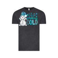 Vintage Black i'm so freaking cold bbs Vintage Tee - BundleAndBundleShop