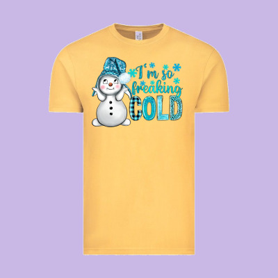 I'm So Freaking Cold Bbs Vintage Tee Designed By Bundleandbundleshop